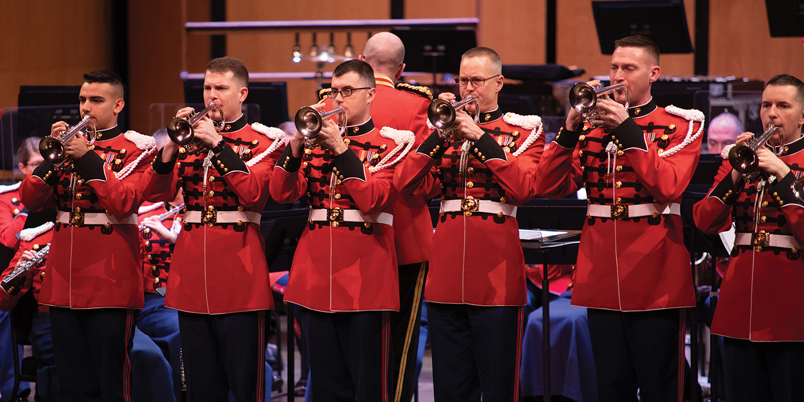 Members of "The President's Own" United States Marine Band