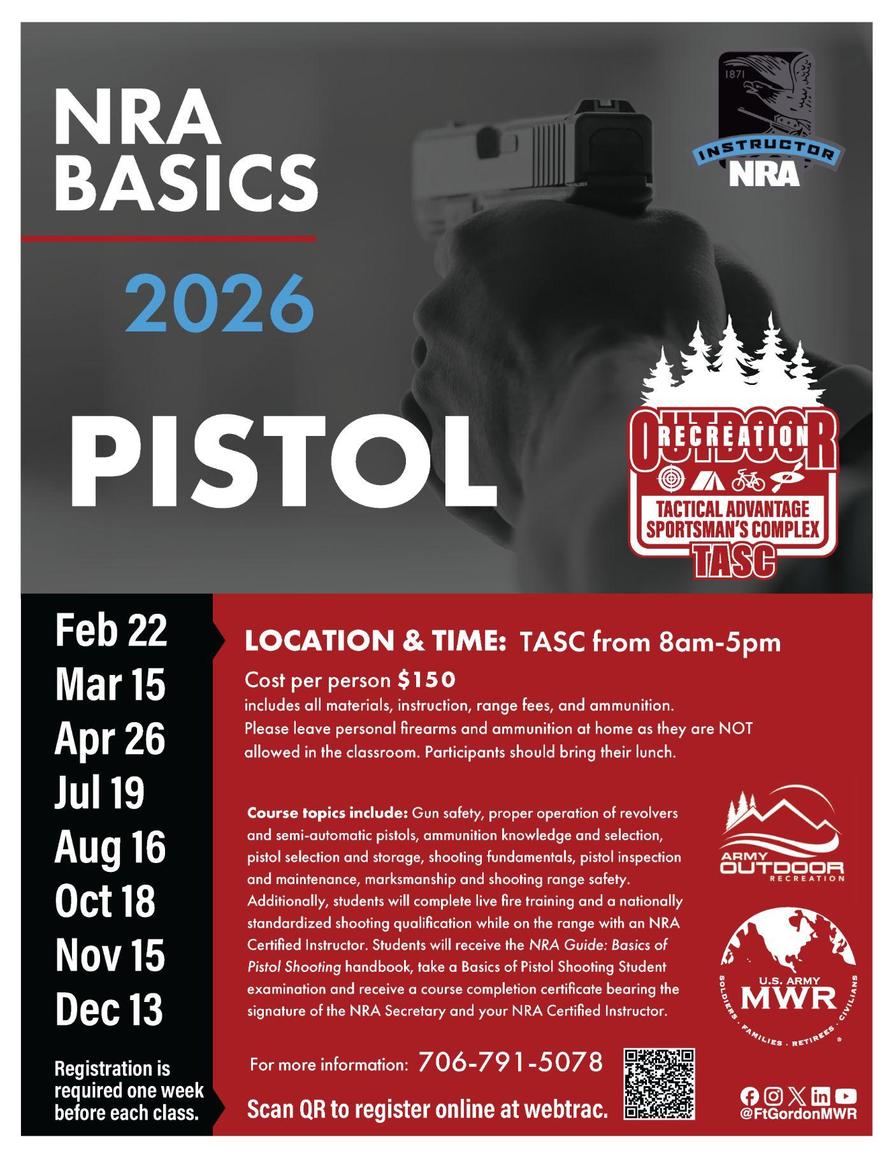 NRA Basics of Pistol Firearm Instructional Class