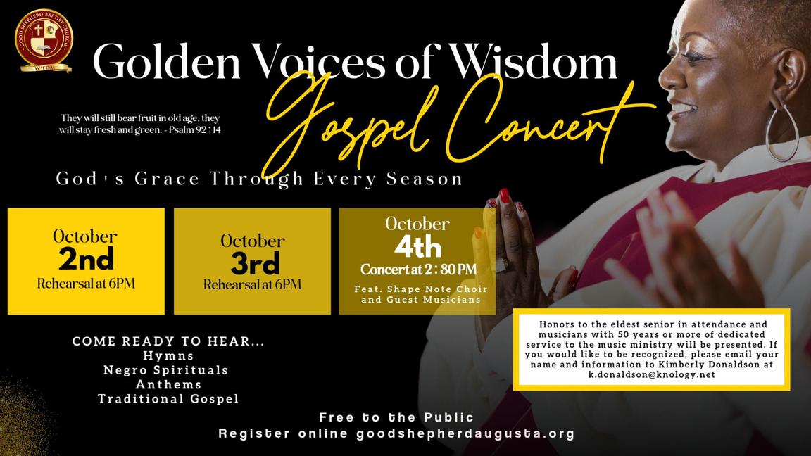 Golden Voices of Wisdom Gospel Workshop